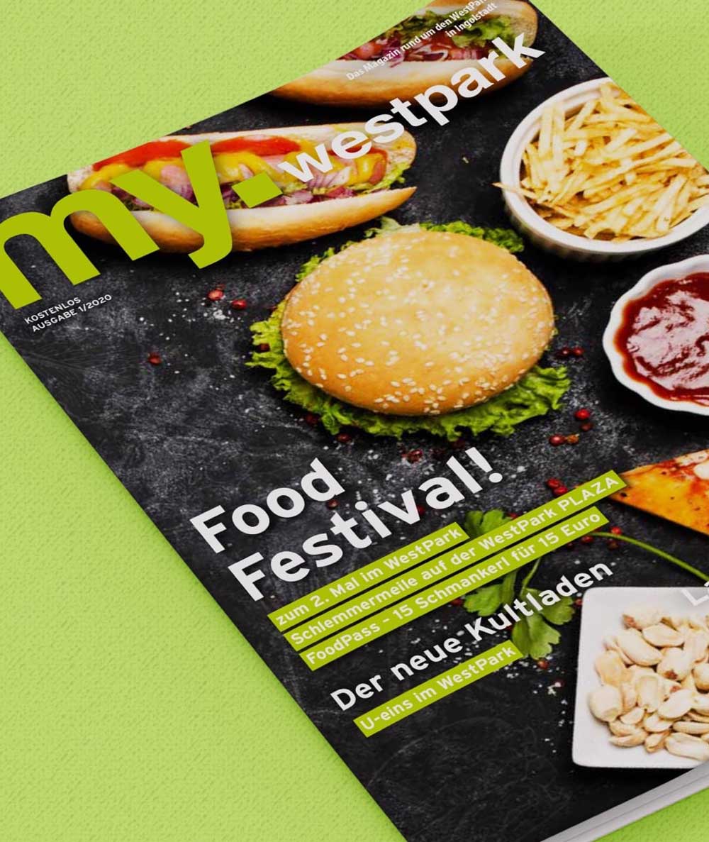 my.Westpark Food Festival Magazincover.
